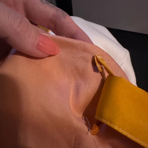 MANGO Regular Pleat-Front Pants 'Odilia' in Orange - Picture 5 of 5